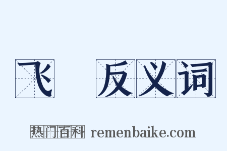 飞碁反义词是什么意思的图片